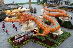 Độc đáo 'song long chầu Nguyệt' ở xứ Huế