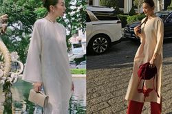 Mặc áo dài đón Tết đẹp như Thanh Hằng, bí quyết nằm ở 2 điểm mà chị em nào cũng nên đọc
