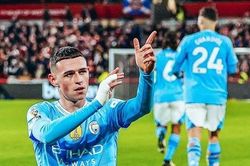 Ngoại hạng Anh: Hình ảnh trận đấu Phil Foden lập hat-trick, Man City thắng ấn tượng trước Brentford