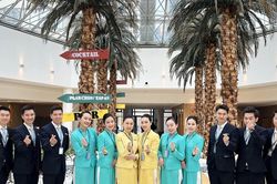 Chuyến bay đoàn viên và cảm xúc đặc biệt khi đón Tết trên… chín tầng mây