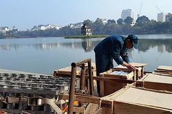 Triển khai phương án bảo vệ trận địa pháo hoa hồ Hoàn Kiếm