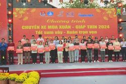 Hỗ trợ 5.000 sinh viên, công nhân với 'Mang Tết về nhà'