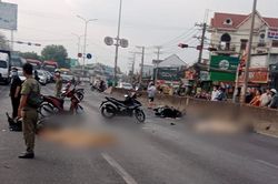 Hai xe máy va chạm trên quốc lộ 51, 2 người tử vong