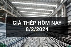 Giá thép ngày 8/2: Thép nội địa giữ nguyên giá dịp sát Tết Nguyên đán