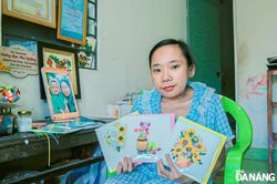 Nghị lực của cô gái tật nguyền