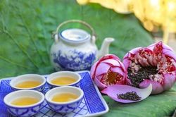 Tết uống trà gì 'thơm như sen nở trong lòng chén xuân'?