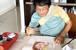 Xông đất 'họa sĩ trẻ' Huỳnh Dũng Nhân: 2 năm 2.000 chân dung