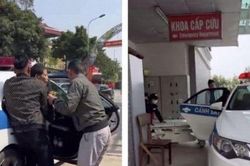 Người đàn ông bị đột quỵ sáng Mùng 2 Tết được CSGT đưa đi cấp cứu kịp thời