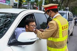 Xử lý 5.589 trường hợp vi phạm nồng độ cồn trong ngày mùng 3 Tết