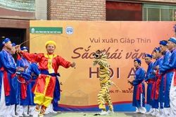 Độc đáo điệu hát múa Ải Lao tưởng nhớ Thánh Gióng