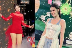 Đông Nhi giấu bụng bầu cực khéo: Diện đồ bó sát, mang giày cao mà chẳng ai hay