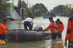 Ngập lụt cản trở công tác bầu cử tại Trung Java, Indonesia