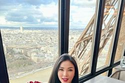 Quỳnh Thư được bạn trai giấu mặt cầu hôn tại Pháp
