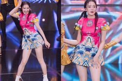 Hồng Diễm bỏ hình ảnh 'nữ thần', diện váy ngắn nhảy hết mình trên sóng VTV
