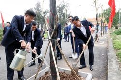 Bắc Ninh: Dâng hương tưởng nhớ các anh hùng liệt sỹ và phát động Tết trồng cây