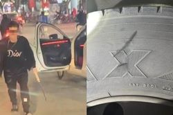 Làm rõ người đàn ông lái ô tô chặn đầu, cầm dao quắm chém lốp xe buýt