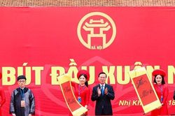 Chủ tịch nước Võ Văn Thưởng khai bút đầu năm tại Hà Nội