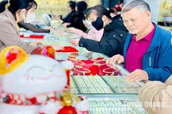 Thị trường vàng sôi động trước ngày Thần Tài