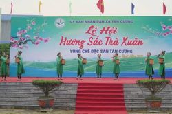Thái Nguyên: Tưng bừng Lễ hội 'Hương sắc trà xuân - vùng chè đặc sản Tân Cương'