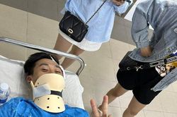Cựu tuyển thủ Việt Nam bị chấn động não, khâu 2 mũi