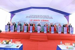 Thanh Hóa: Khởi công tuyến đường nối cao tốc Bắc - Nam, Quốc lộ 1A đi cảng Nghi Sơn