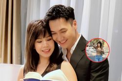 Vợ Mạnh Trường tự tin khoe sắc vóc ở tuổi U40, nhưng vòng 2 mới gây chú ý