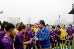 U20 nữ Việt Nam được động viên trước ngày dự giải châu Á