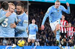 Haaland lập cột mốc đặc biệt, Man City vượt qua Arsenal, áp sát Liverpool