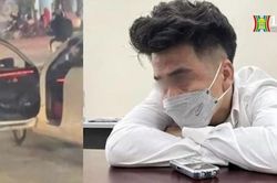 Tạm giữ hình sự lái xe cầm dao chặn đầu xe buýt