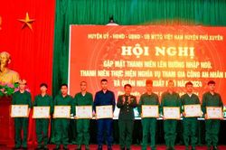 Phú Xuyên có 287 công dân đủ điều kiện nhập ngũ