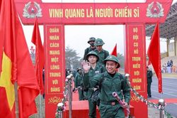 Hơn 50% tân binh của Vĩnh Phúc tự nguyện viết đơn lên đường nhập ngũ