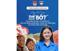 Tỉnh đoàn phối hợp tìm kiếm và điều trị miễn phí cho các bệnh nhân bị chàm, bớt có hoàn cảnh khó khăn