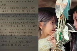 Thang Duy gửi cho IU bức thư tay cảm động bằng tiếng Hàn sau khi quay MV 'Shh'
