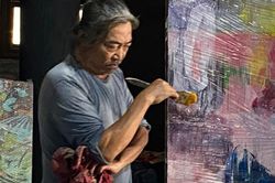 Họa sĩ Lã Quý Tùng và câu hỏi 'Trừu tượng là gì?'
