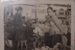Chợ bông ngày Tết