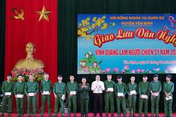 3.655 thanh niên sẵn sàng lên đường nhập ngũ vào các đơn vị quân đội