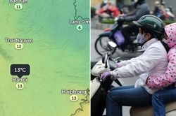 Miền Bắc tăng nhiệt nhẹ trước khi liên tiếp đón không khí lạnh, nhiệt độ thế nào?