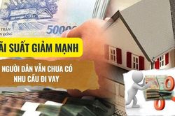 Lãi suất giảm mạnh, người dân vẫn chưa có nhu cầu đi vay
