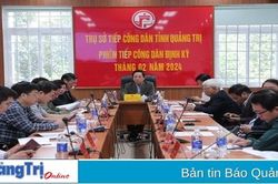 UBND tỉnh tiếp công dân định kỳ tháng 2/2024
