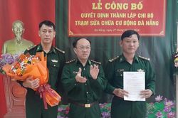 Công bố Quyết định thành lập Chi bộ Trạm Sửa chữa cơ động Đà Nẵng