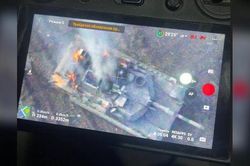 Nga tung video lần đầu phá hủy xe tăng Abrams của Ukraine