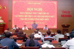 Tập trung tổ chức tổng kết thực hiện việc hỗ trợ làm nhà Đại đoàn kết cho hộ nghèo