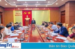 Thường trực Tỉnh ủy làm việc với Ban Tuyên giáo Tỉnh ủy về nhiệm vụ trọng tâm năm 2024