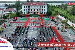 Cà Mau nô nức Ngày hội tòng quân