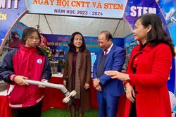 Huyện Thanh Trì: Hàng nghìn sản phẩm tham gia ngày hội Công nghệ thông tin, STEM