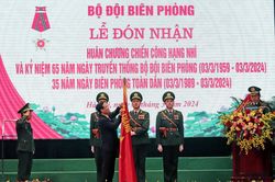 Chủ tịch nước Võ Văn Thưởng dự kỷ niệm 65 năm Ngày truyền thống BĐBP