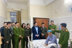 Thượng úy Công an bị chém trọng thương khi làm nhiệm vụ