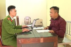 Xử phạt đối tượng trộm tiền công đức tại Đền ông Hoàng Mười