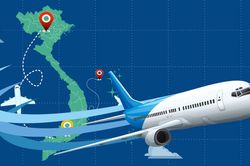 Infographic: Từ hôm nay, giá trần vé máy bay nội địa tăng thế nào?