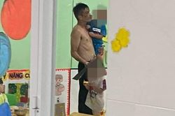 Bắt giữ kẻ cầm dao vào trường mầm non ở Tiền Giang khống chế 2 bé trai